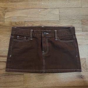 Brandy Melville denim mini skirt